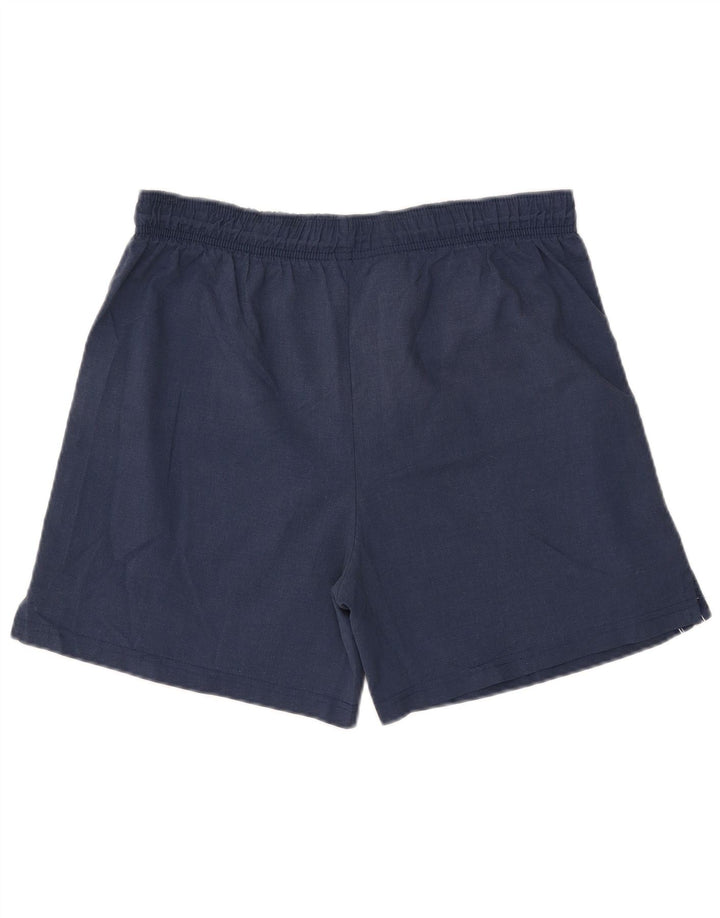 Pantaloni scurți sport grafic pentru bărbați Champion XL, poliester bleumarin