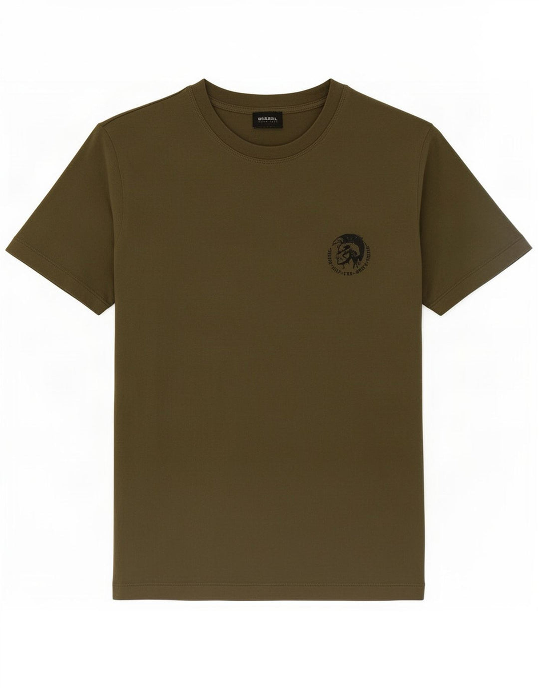Tricou pentru bărbați Diesel Top Mediu Kaki Bumbac