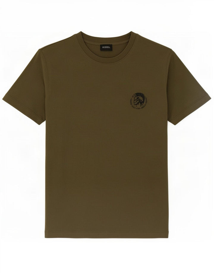 Tricou pentru bărbați Diesel Top Mediu Kaki Bumbac