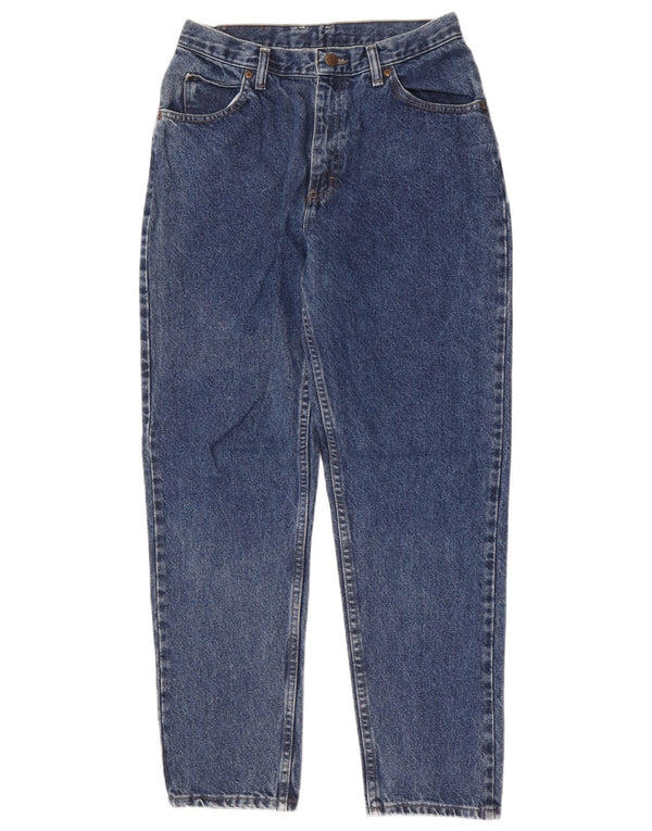 Blugi conici pentru femei cu talie înaltă Lee US 10 Medium W26 L29 Bumbac albastru
