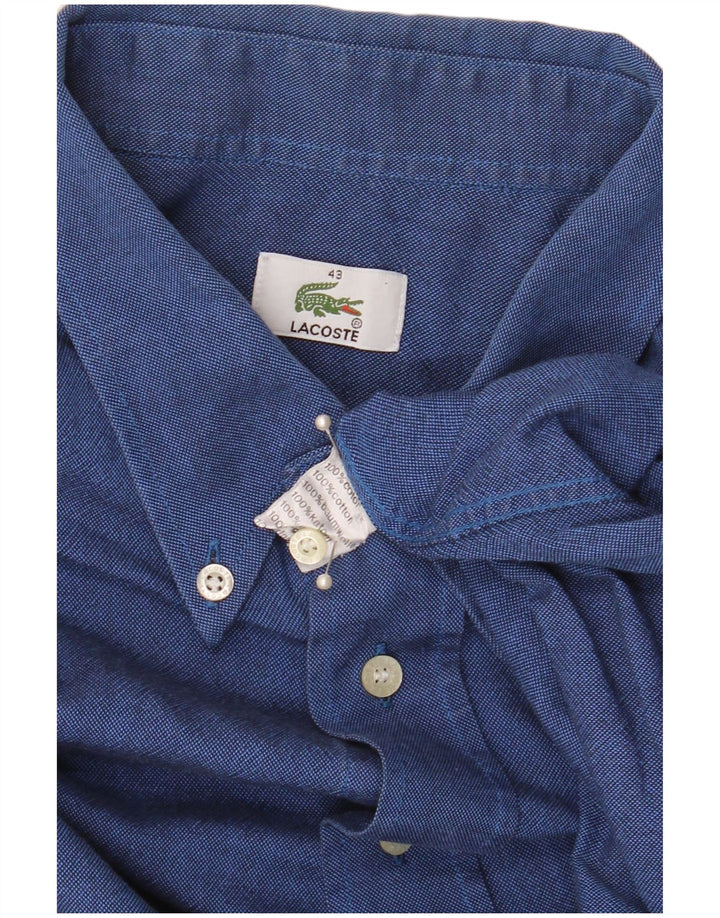 Cămașă bărbați Lacoste Mărimea 43 XL Bumbac albastru