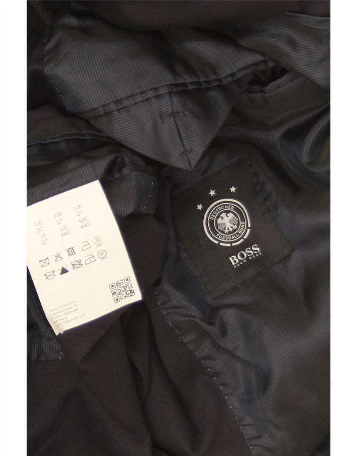 Blazer pentru bărbați Hugo Boss, cu 2 nasturi, UK 40, mare, albastru, bumbac