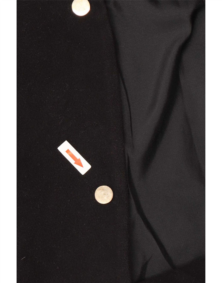 Topshop pardesiu supradimensionat pentru femei UK 8 mic poliester negru