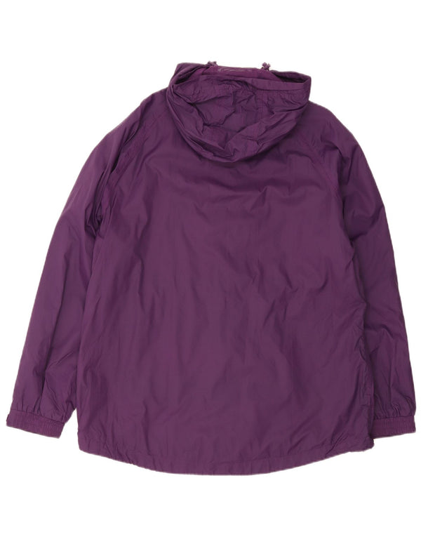 Jachetă de ploaie cu glugă și cu glugă pentru femei Mountain Warehouse, UK 18 XL, violet