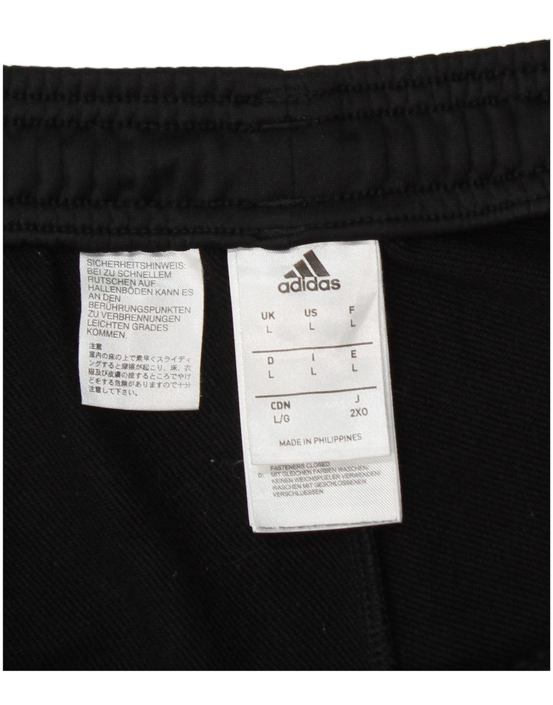 Pantaloni de trening ADIDAS pentru bărbați, mari, negru, poliester