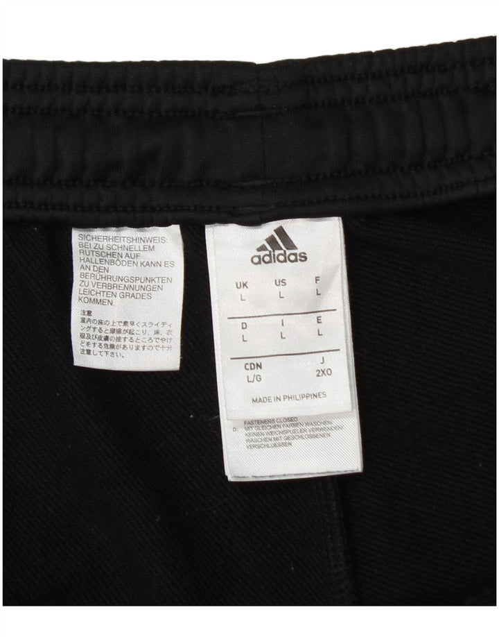 Pantaloni de trening ADIDAS pentru bărbați, mari, negru, poliester