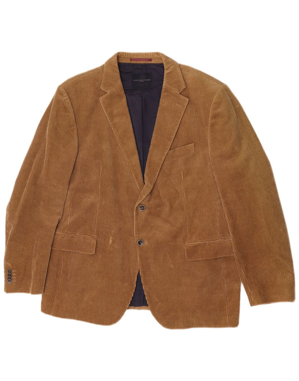 Sacou blazer pentru bărbați, croit cu 2 nasturi Tommy Hilfiger, UK 42 XL, bej