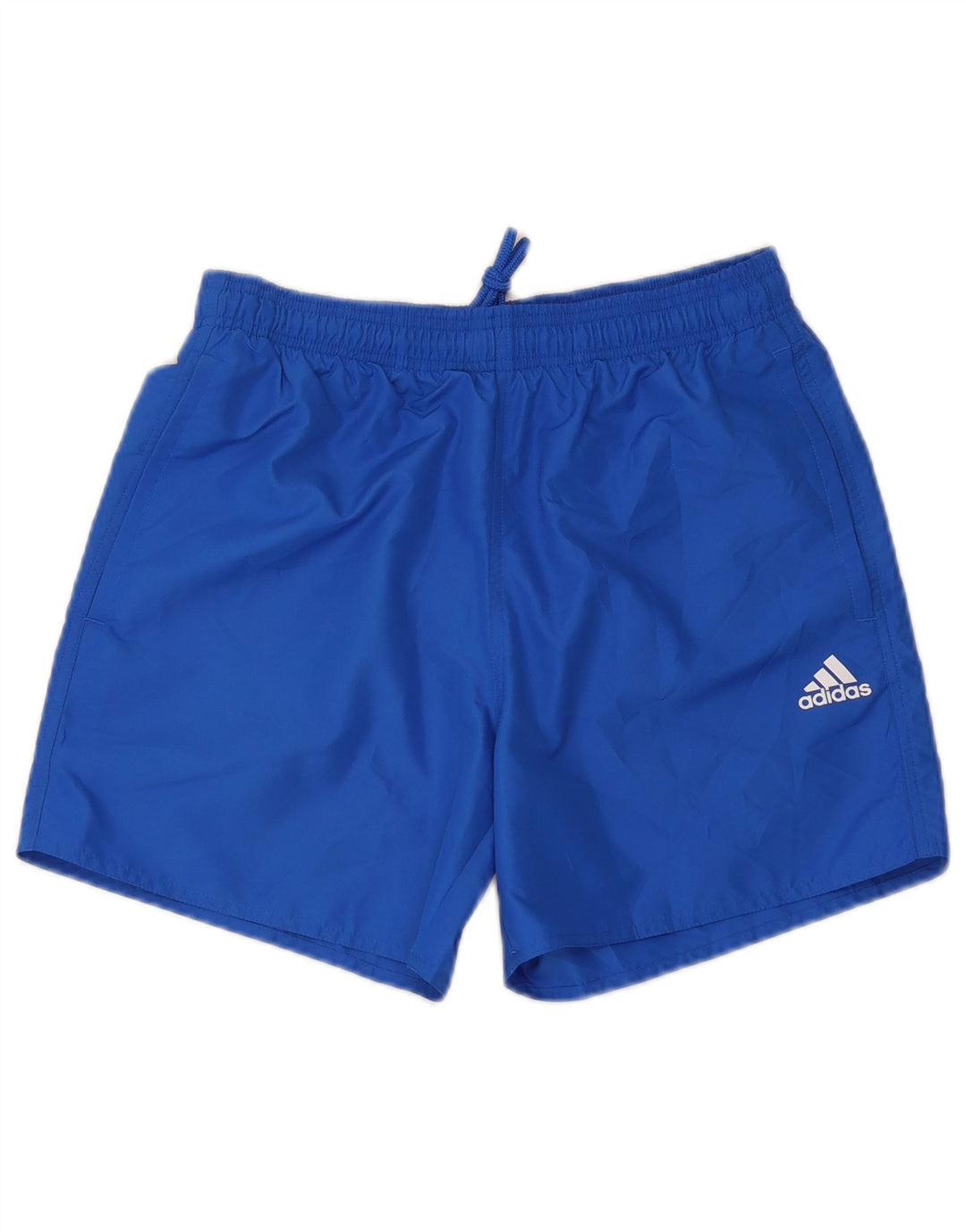 Pantaloni scurți sport Adidas pentru bărbați, poliester albastru mediu