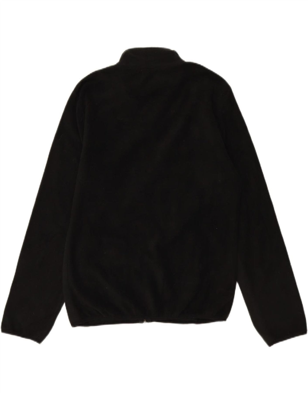 KAPPA Womens Fleece Jacket UK 20 2XL Black Polyester