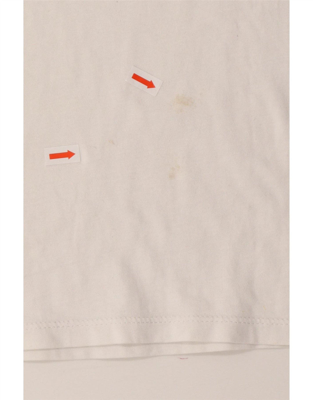 LEVI'S Womens Graphic T-Shirt Top UK 14 Medium White Cotton Vintage Levi's and Second-Hand Levi's from Messina Hembry 