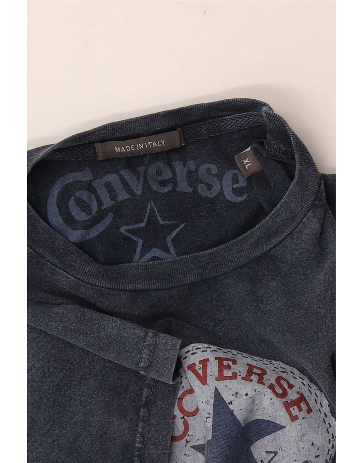Tricou grafic Converse Chuck Taylor pentru bărbați, XL, albastru