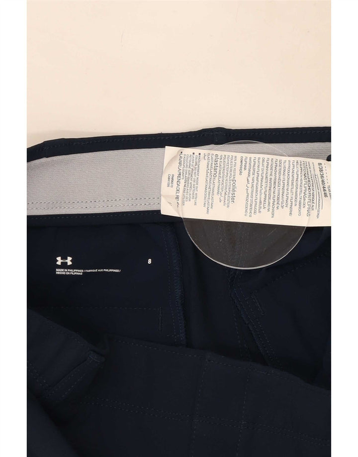 Pantaloni scurti chino pentru femei Under Armour US 8 Medium W28 Bleumarin Poliester