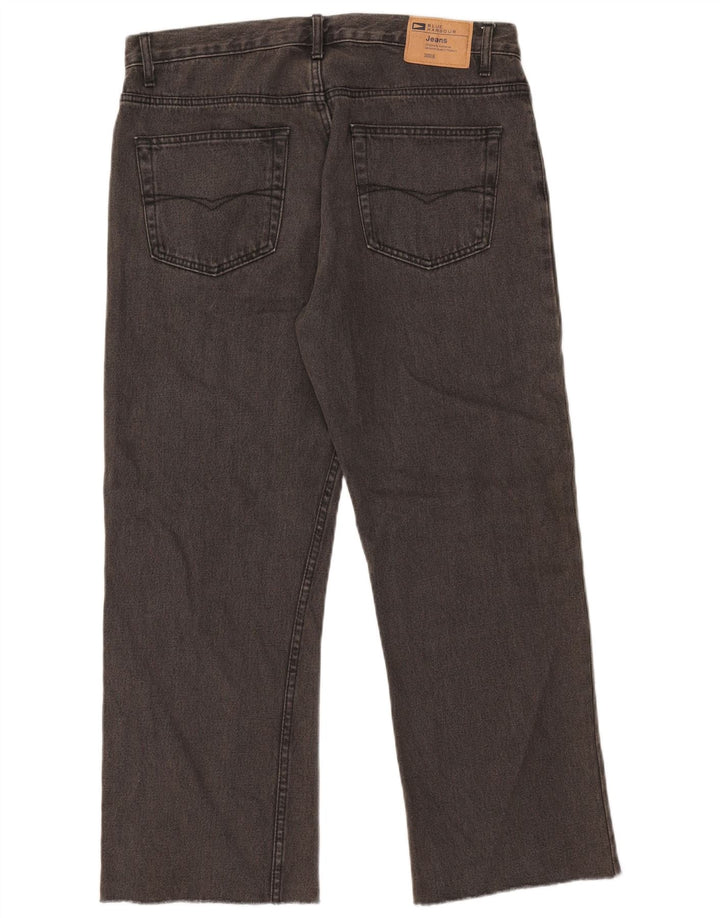 Blugi drepți pentru bărbați Marks & Spencer Blue Harbour W34 L26 bumbac gri