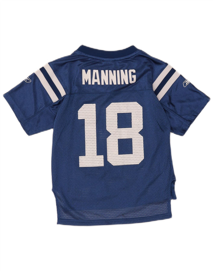 Tricou grafic NFL Reebok pentru băieți Top 5-6 ani, mediu, bleumarin, colorblock