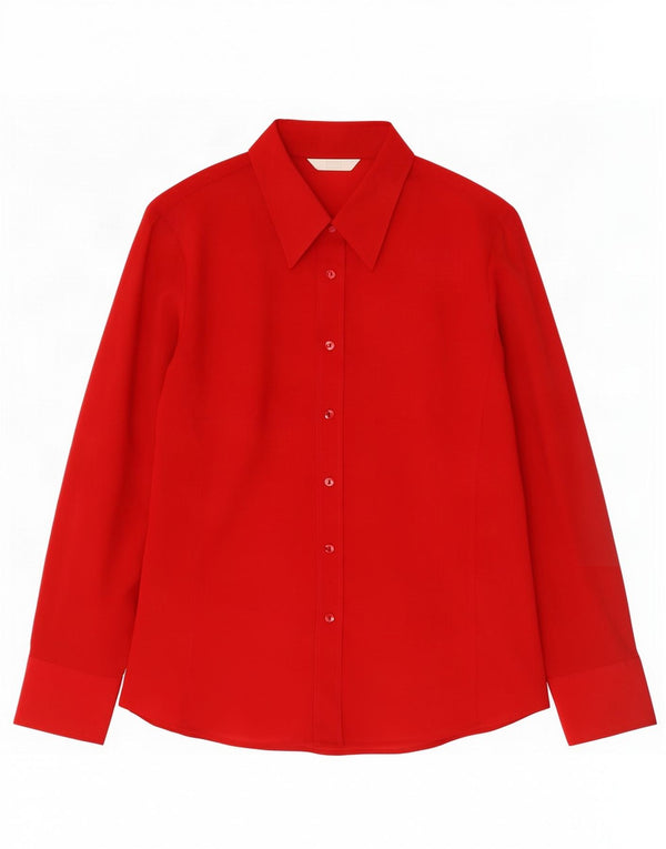 Bluză cămașă pentru femei Marks & Spencer UK 12 Medium Red