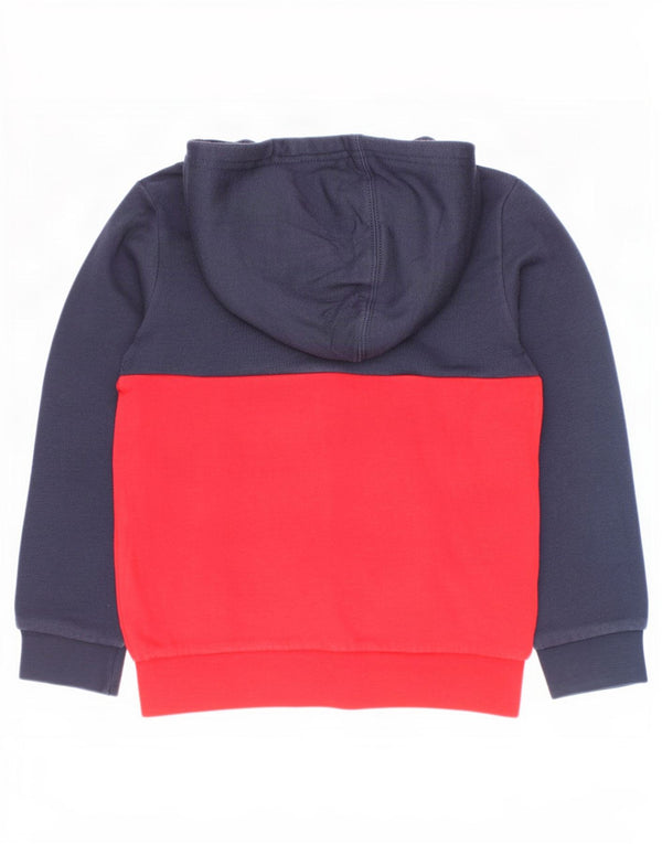 Pulover cu glugă cu fermoar și grafic Champion pentru băieți 5-6 ani XS roșu colorblock