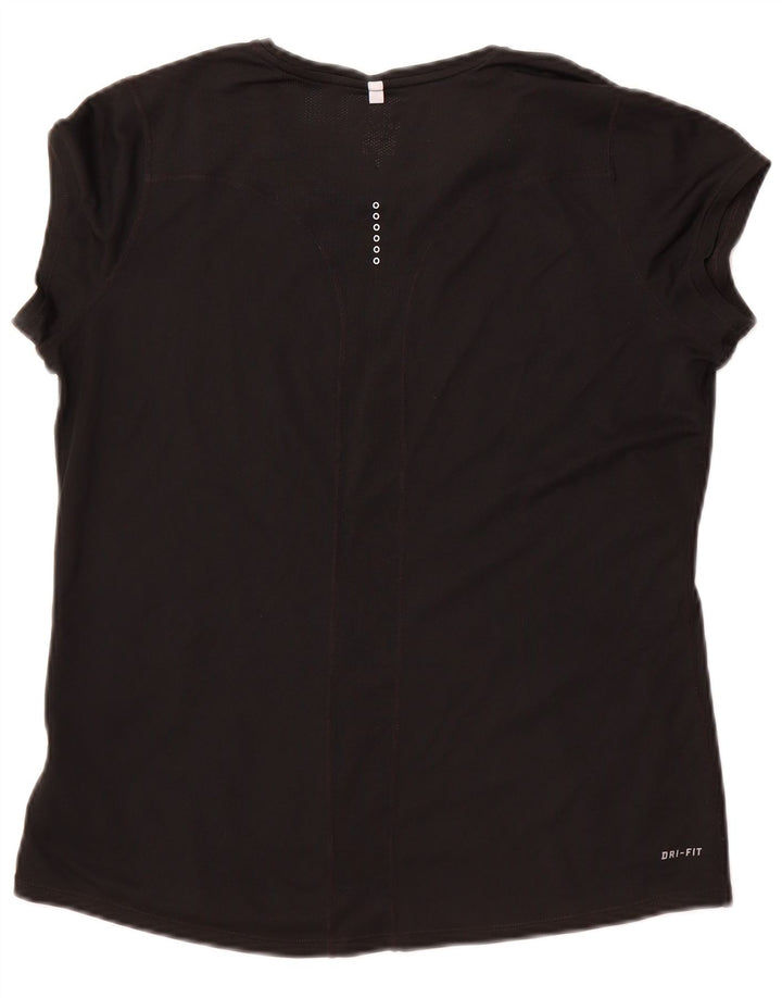 Tricou Nike pentru femei Dri Fit Top UK 18 XL Poliester negru