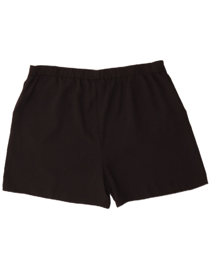 Pantaloni scurti chino pentru femei M&Co UK 20 2XL W40 Poliester negru