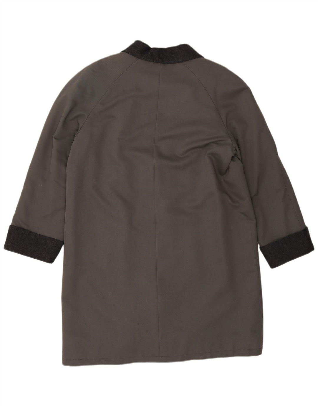 VINTAGE Pardesiu supradimensionat pentru femei EU 40 Lână gri mediu