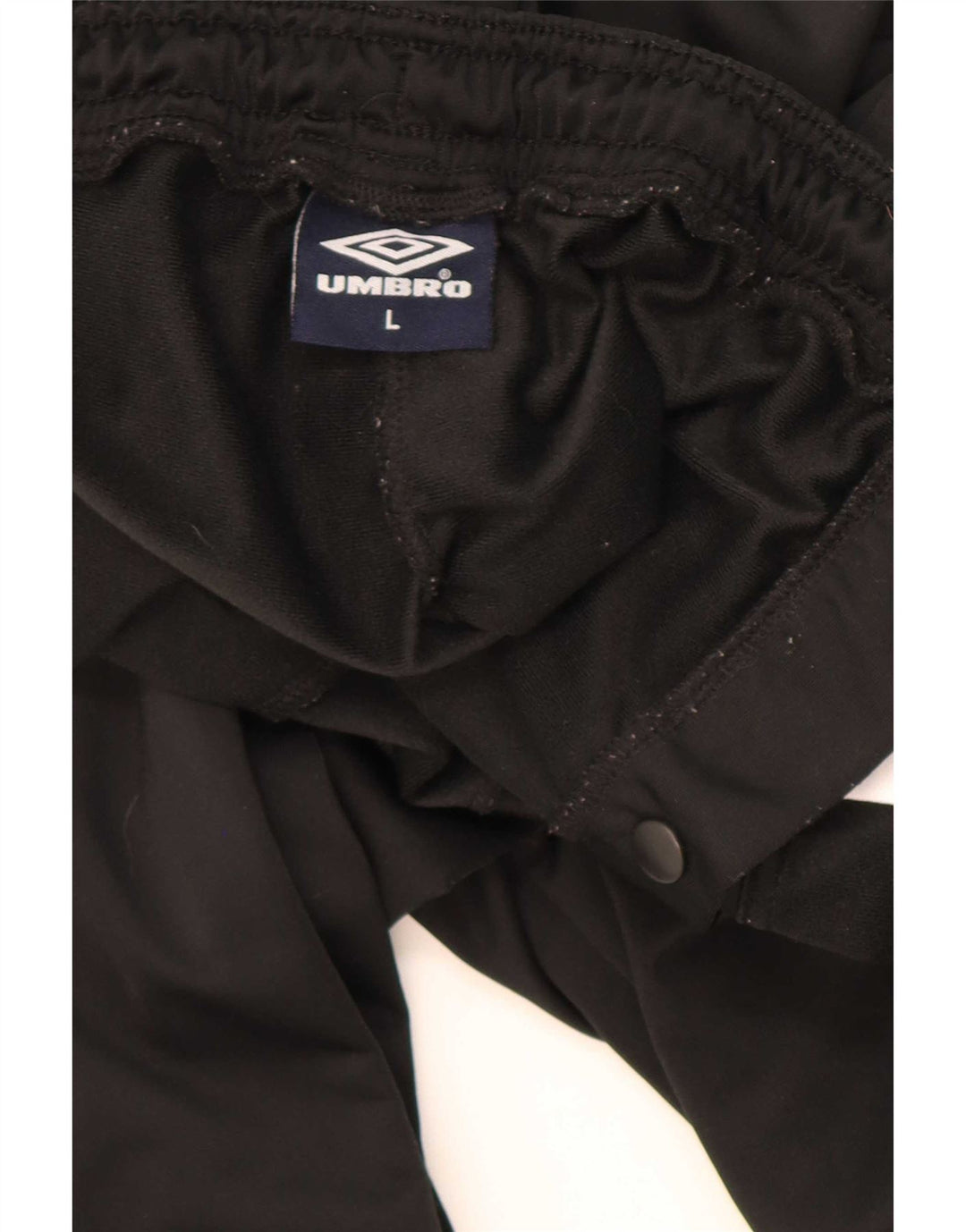 Pantaloni de trening grafic pentru bărbați Umbro, mari, negru, poliester color bloc