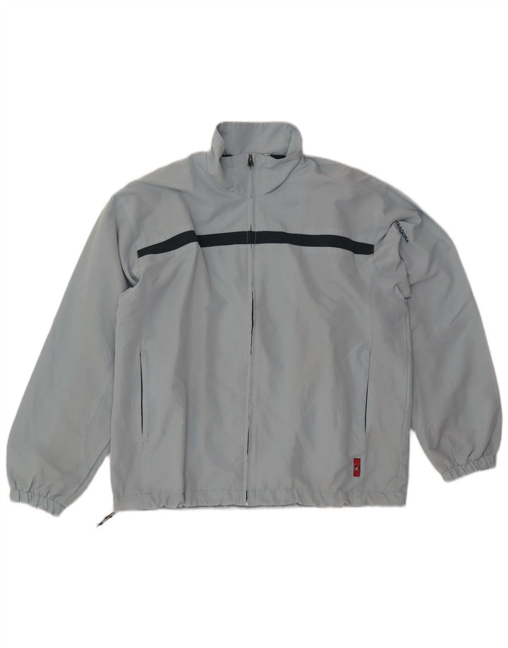 Jachetă de trening pentru bărbați Diadora, albastru mediu, poliester color bloc