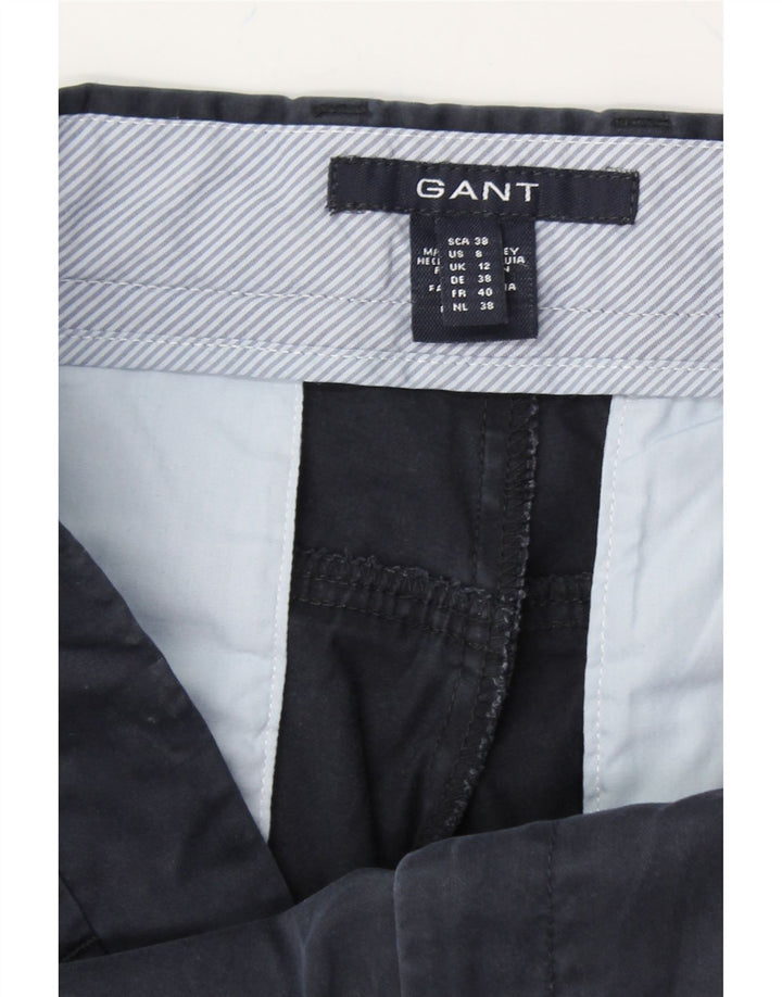 GANT Womens Slim Casual Trousers UK 12 Medium W32 L31 Navy Blue Elastane Vintage Gant and Second-Hand Gant from Messina Hembry 
