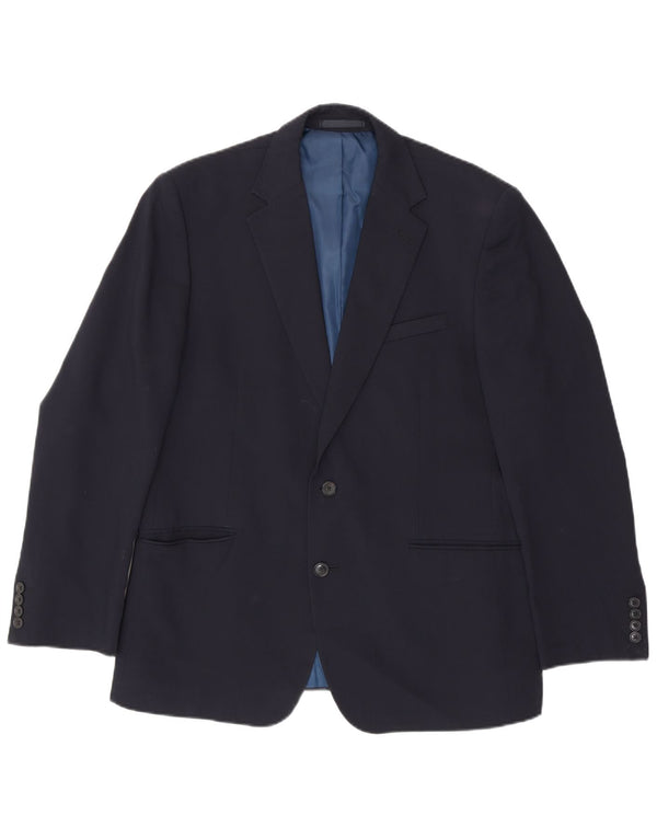 Jachetă pentru bărbați Marks & Spencer, cu 2 nasturi, UK 42, mare, bleumarin