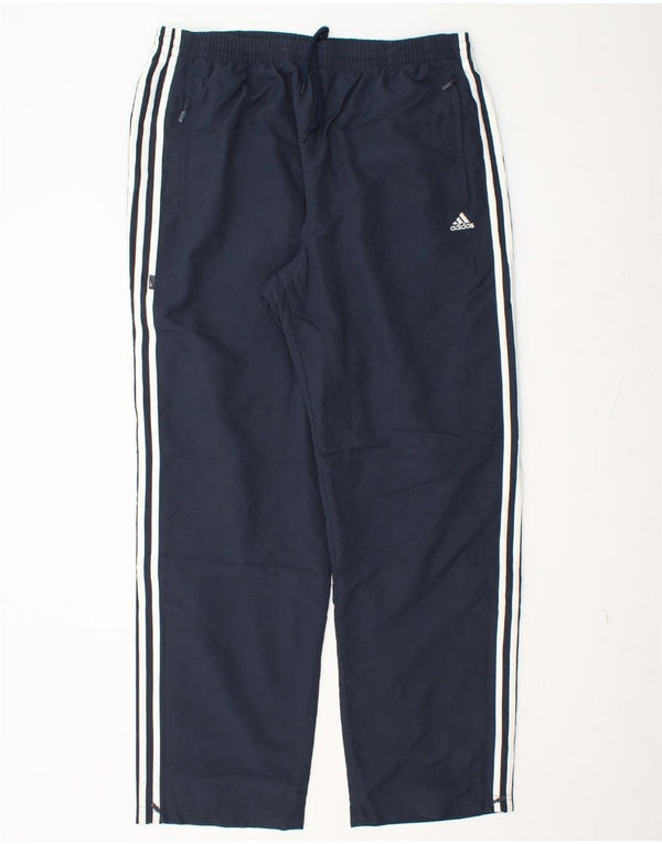 Pantaloni de trening ADIDAS Climalite pentru bărbați XL poliester bleumarin