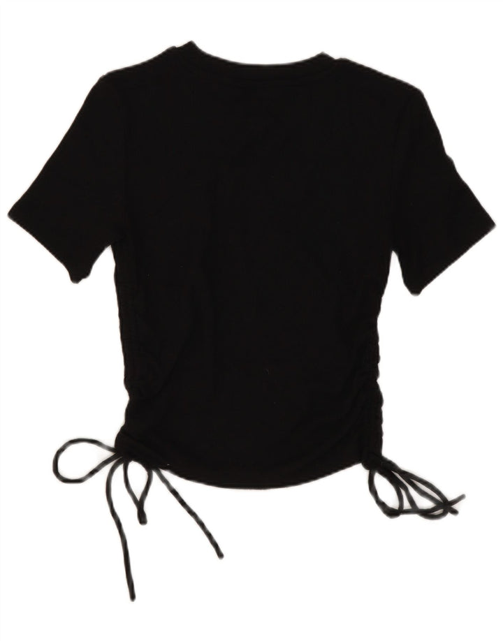 Bluză Crop Top Femei Zara UK 8 Small Negru