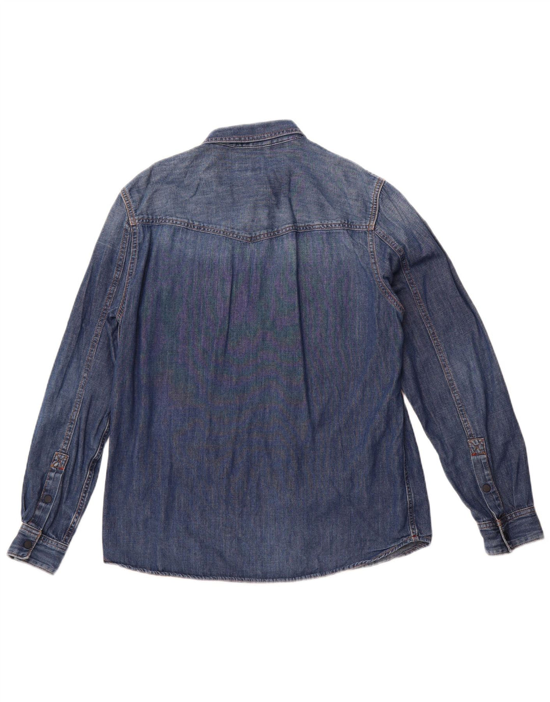 Cămașă Timberland Slim Fit pentru bărbați din denim, mare, albastru, bumbac