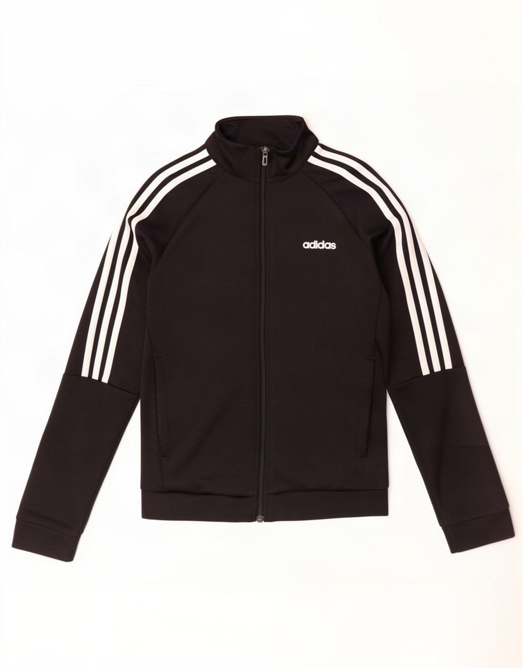 Jachetă de top pentru trening Climalite pentru femei Adidas UK 4/6 XS poliester negru