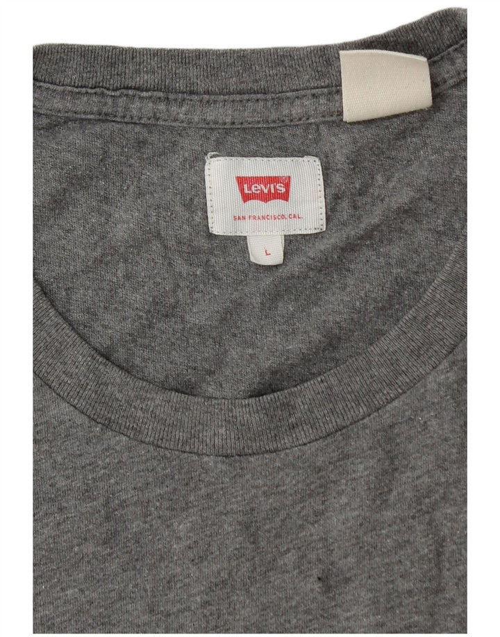 Tricou pentru bărbați Levi's Top mare, gri cu pete