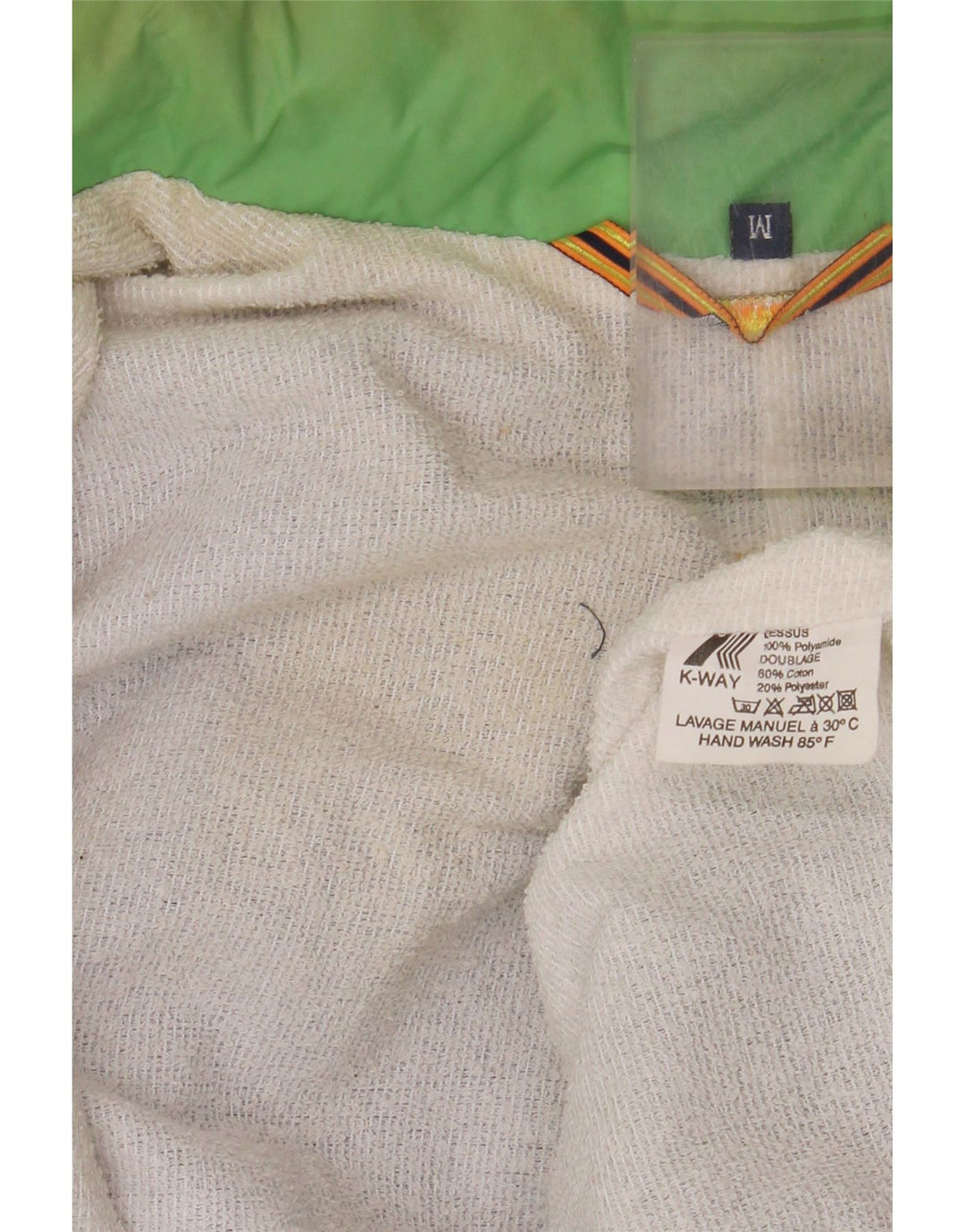 Jachetă de vânt pentru bărbați K-WAY UK 38 Mov mediu Poliamidă color bloc