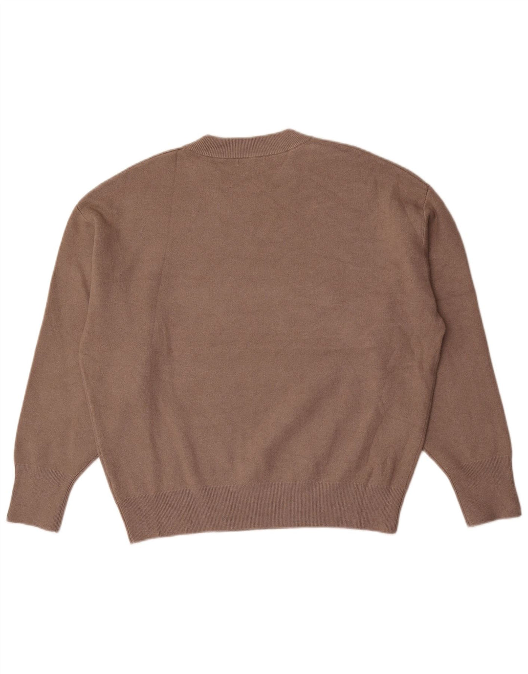 Pulover Massimo Dutti pentru bărbați cu decolteu rotund, mare, gri