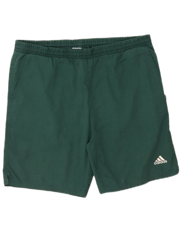 Pantaloni scurți sport Adidas pentru bărbați, poliester mediu verde