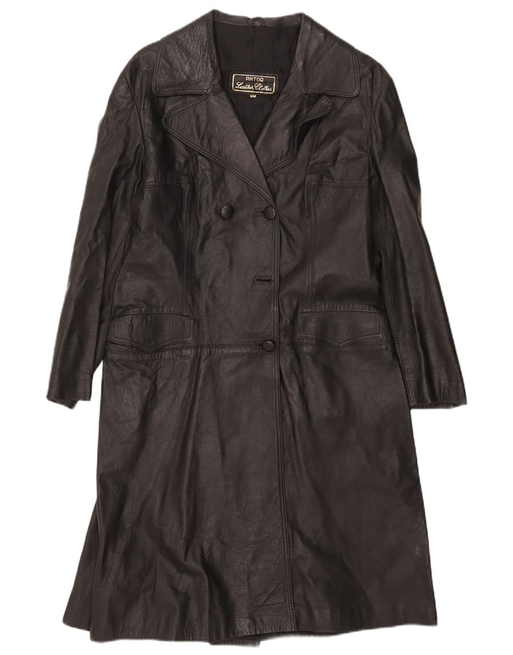Pleton de piele vintage pentru femei IT 48 XL Negru