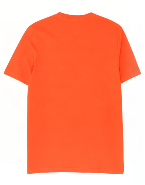 Tricou grafic Adidas pentru baieti Top 15-16 ani bumbac portocaliu