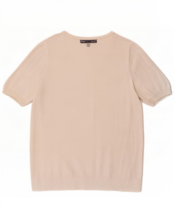 Crew Clothing Tricou pentru femei Top UK 12 Medium White Viscose