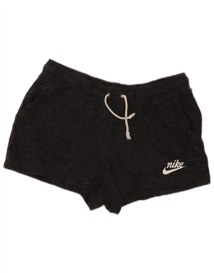 Pantaloni scurti sport NIKE pentru femei UK 16, mari, gri bumbac