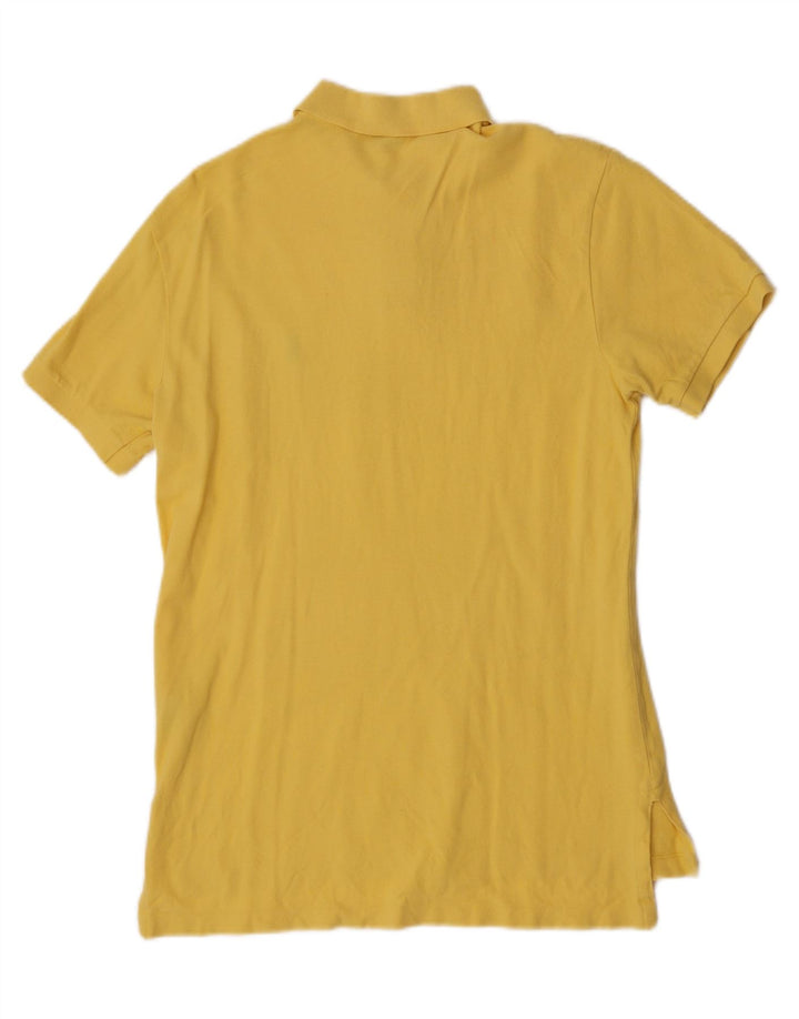 Cămașă polo Polo Ralph Lauren, personalizată, din bumbac galben mediu