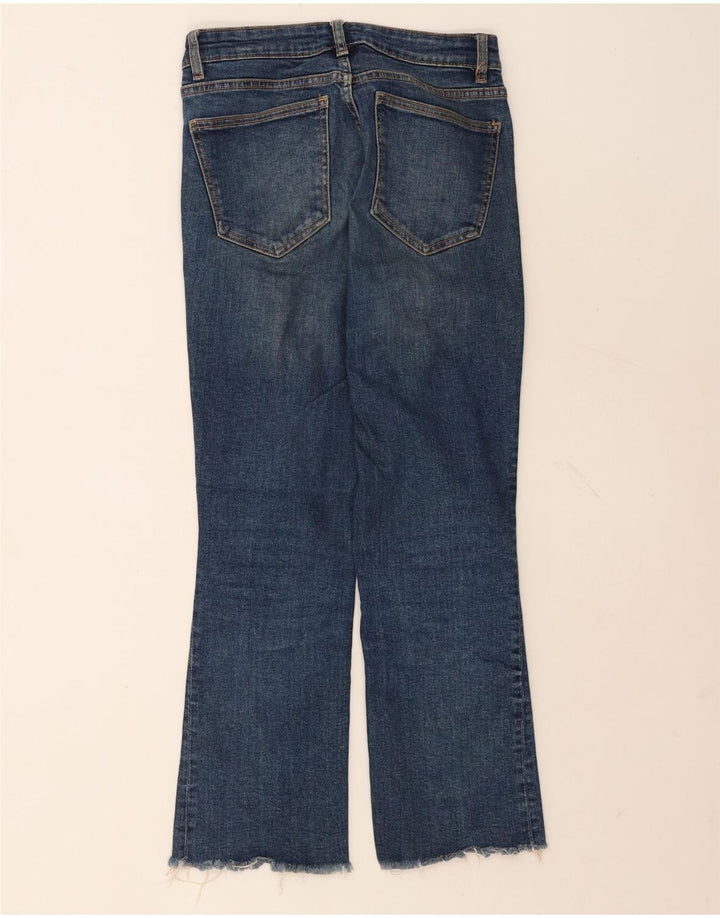 Blugi Zara Femei Bootcut EU 38 Mici W28 L26 Albastru
