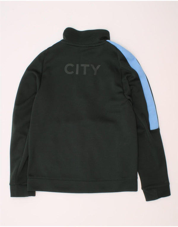 Jachetă de top pentru trening Nike pentru băieți Manchester City 10-11 ani, verde mediu