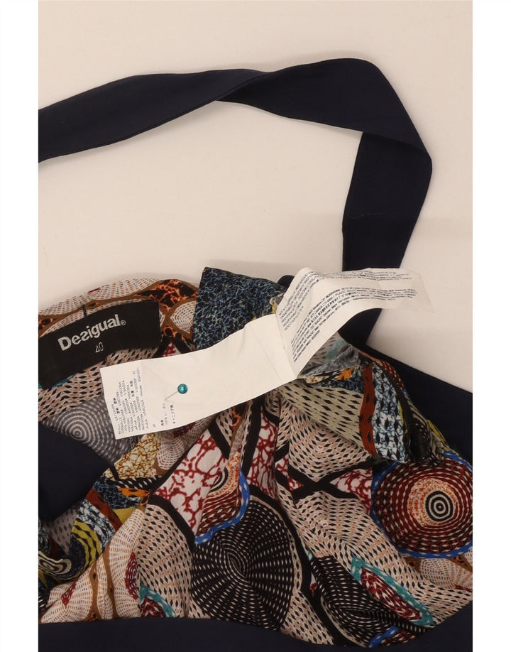 Pantaloni harem pentru femei Desigual cu model abstract EU 40 Medium W30 L31 Multic