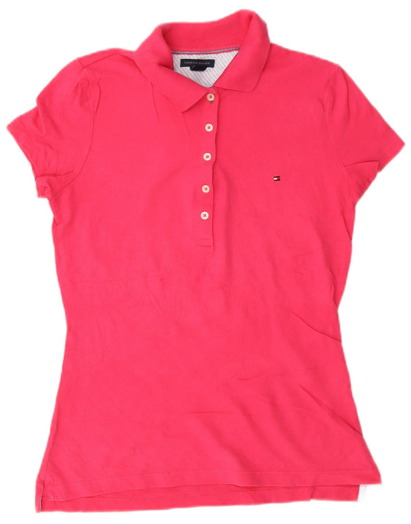 Tricou polo Tommy Hilfiger pentru femei UK 10 Small Pink