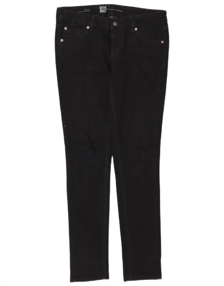 Blugi skinny elastici pentru femei Mossimo US 4 Small W30 L30 Bumbac negru