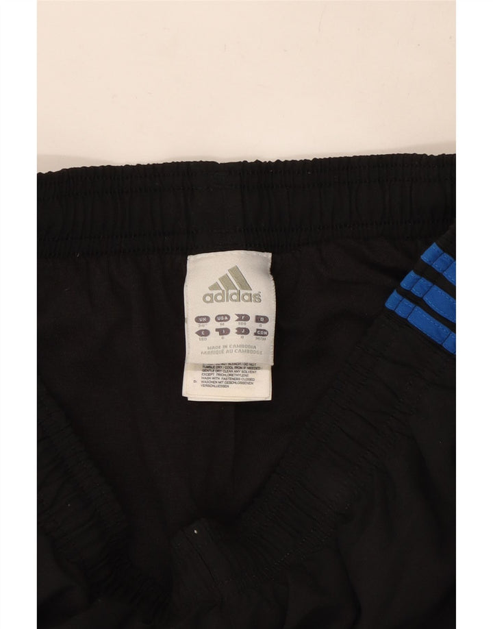 Pantaloni de trening Adidas pentru bărbați Joggeri poliester mediu negru