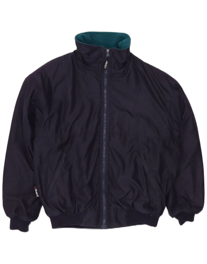 Jachetă Bomber Polartec pentru bărbați MUSTO UK 40 Poliester mare, albastru bleumarin
