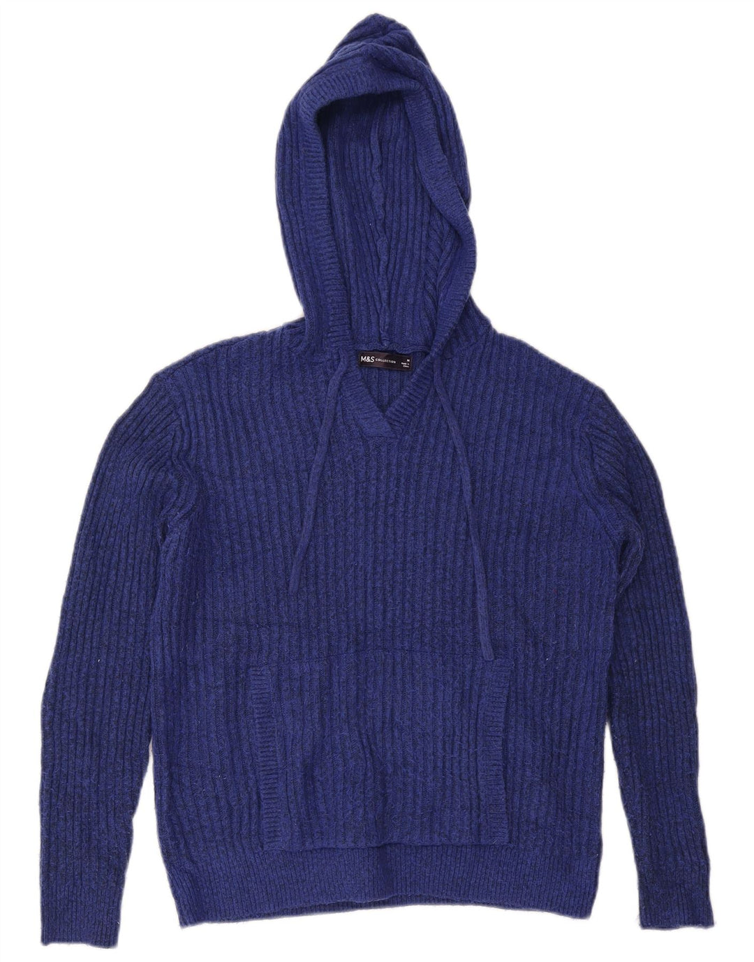 Pulover cu glugă pentru femei Marks & Spencer UK 14 Medium Bleumarin