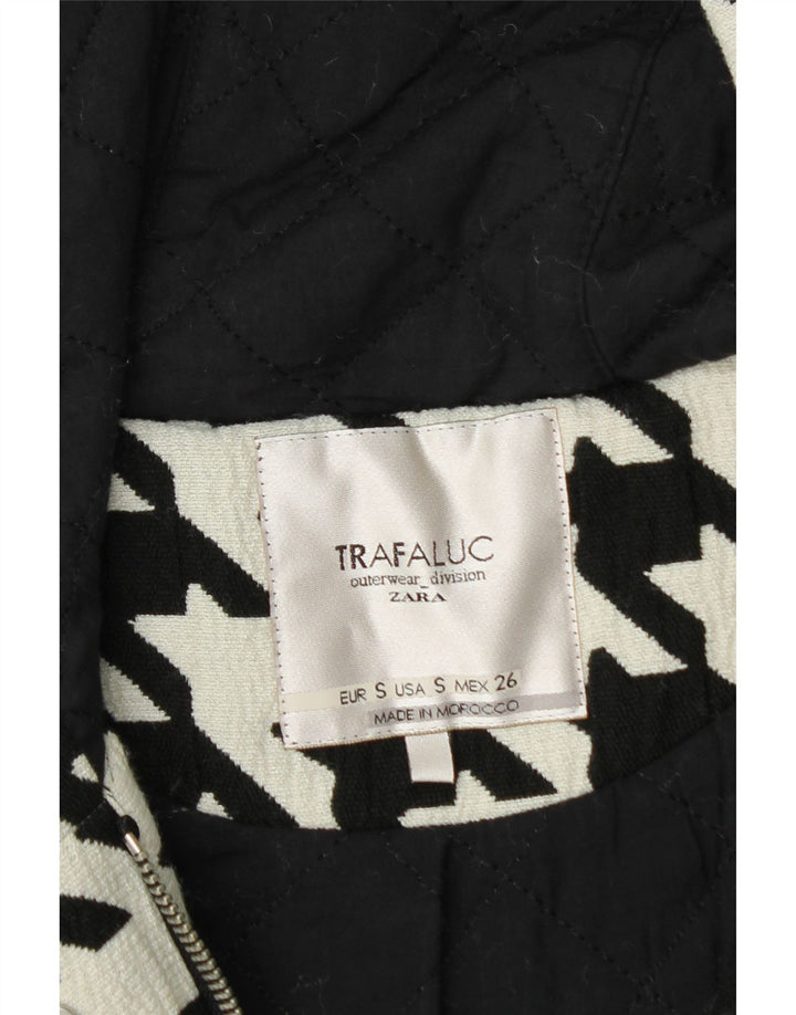 ZARA, haină supradimensionată pentru femei, UK 10, picior de găină albă