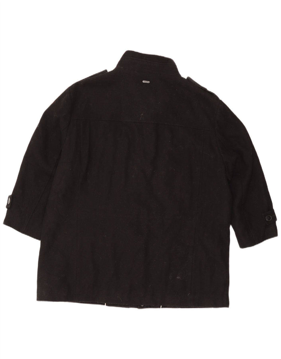 Jachetă militară pentru bărbați Calvin Klein UK 42 XL Lână neagră
